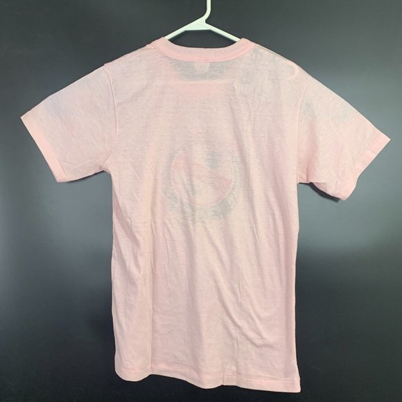 VTG Red Stripe Men's 80s Pink Beer 50-50 Spell Out Jamaica T-Shirt Sz L - Picture 2 of 10